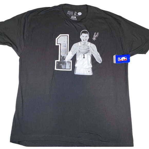 San Antonio Spurs T-Shirt Mens XXL Stadium Essentials Skyline Victor Wembanyama - Picture 1 of 10